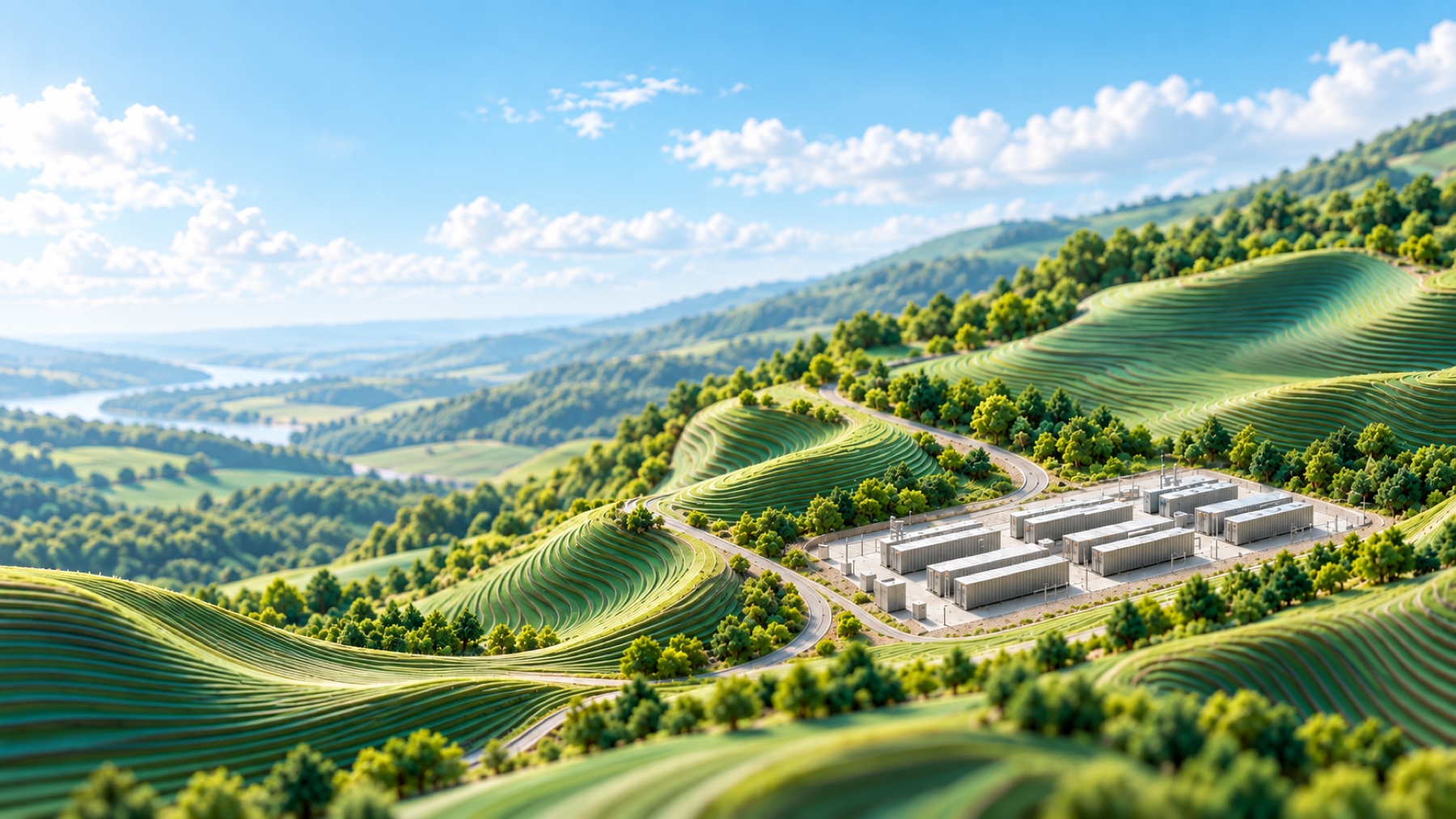 Conceptual Verdant illustration: The wider landscape