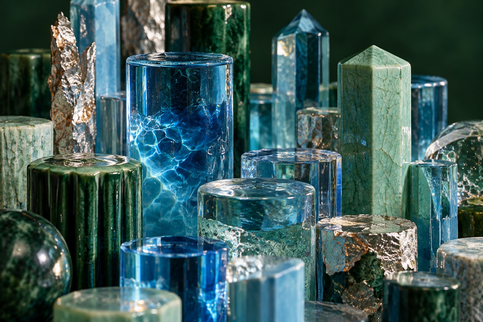 Conceptual Verdant editorial illustration: next chemistry